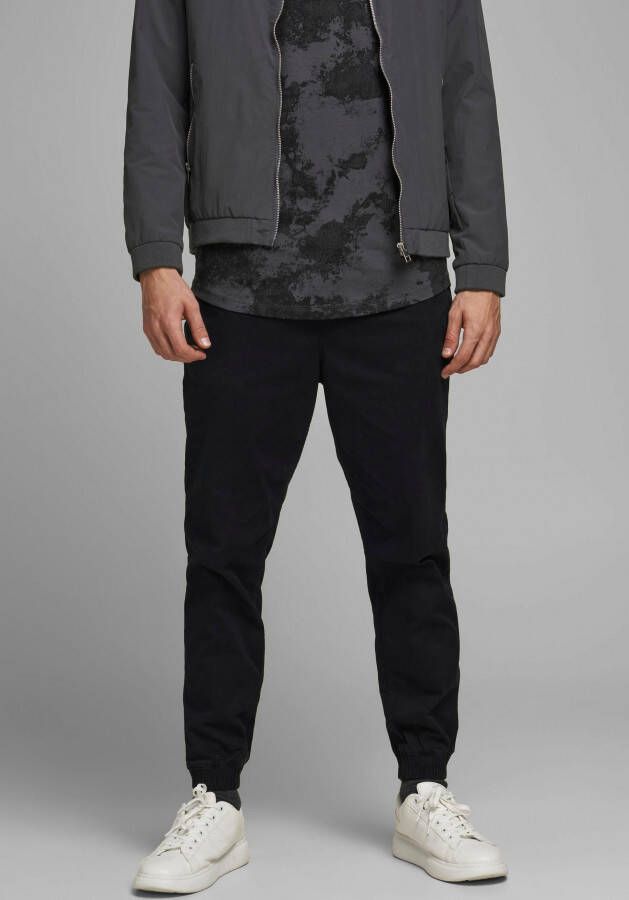 Jack & jones Heren Zwarte Broek met Voor- en Achterzakken Black Heren