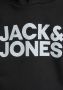 Jack & jones JUNIOR hoodie JJECORP met logo zwart Sweater Logo 152 - Thumbnail 12