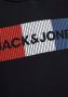Jack & jones JUNIOR hoodie JJECORP met logo zwart Sweater Jongens Katoen Capuchon 128 - Thumbnail 8