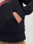Jack & jones JUNIOR hoodie JJECORP met logo zwart Sweater Logo 176 - Thumbnail 5