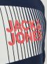 Jack & jones JUNIOR hoodie JJECORP met logo donkerblauw Sweater Logo 176 - Thumbnail 7