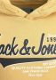Jack & jones JUNIOR hoodie JJELOGO met logo lichtgeel Sweater Logo 116 - Thumbnail 5