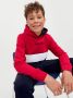 Jack & jones JUNIOR hoodie JJEREID rood donkerblauw wit Sweater Meerkleurig 116 - Thumbnail 7