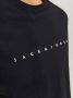 Jack & jones JUNIOR T-shirt JJESTAR met logo zwart Jongens Katoen Ronde hals 128 - Thumbnail 6