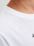 Jack & jones JUNIOR T-shirt JJEREID wit zwart grijs melange Jongens Katoen Ronde hals 116 - Thumbnail 4
