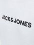 Jack & jones JUNIOR T-shirt JJEREID wit zwart grijs melange Jongens Katoen Ronde hals 140 - Thumbnail 6