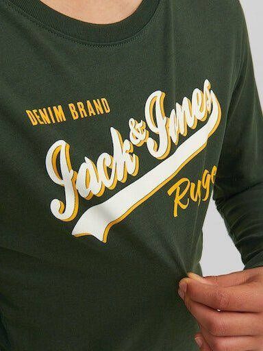 Jack & Jones Junior Shirt met lange mouwen JJELOGO TEE LS ONECK 2 COL AW23 NOOS JNR