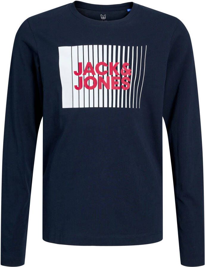 Jack & Jones Junior Shirt met lange mouwen JJECORP LOGO TEE PLAY LS O-NECK NOOS JNR