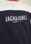 Jack & jones JUNIOR T-shirt JJEDAN met biologisch katoen donkerblauw wit Jongens Katoen (biologisch) Ronde hals 140 - Thumbnail 8