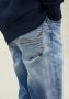 Jack & jones JUNIOR low waist slim fit jeans JJIGLENN stonewashed Blauw Jongens Stretchdenim 146 - Thumbnail 6