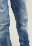 Jack & jones JUNIOR low waist slim fit jeans JJIGLENN stonewashed Blauw Jongens Stretchdenim 146 - Thumbnail 7