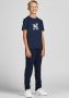 Jack & jones JUNIOR regular fit joggingbroek JPSTLOGO met logo donkerblauw Jongens Sweat 140 - Thumbnail 6