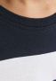 Jack & jones JUNIOR T-shirt JJELOGO met logo donkerblauw wit grijs melange Jongens Katoen Ronde hals 164 - Thumbnail 8