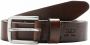 Jack & jones Riem Jack &amp Jones 12111066 JJILEE LEATHER BELT NOOS BLACK COFFEE - Thumbnail 2
