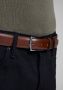 Jack & Jones Leren riem Klassieke herenriem iets gebombeerd - Thumbnail 5