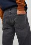 Jack & jones Relaxed Fit Jeans Hoge Taille Knoopsluiting Black Heren - Thumbnail 6