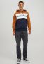 Jack & jones Relaxed Fit Jeans Hoge Taille Knoopsluiting Black Heren - Thumbnail 7