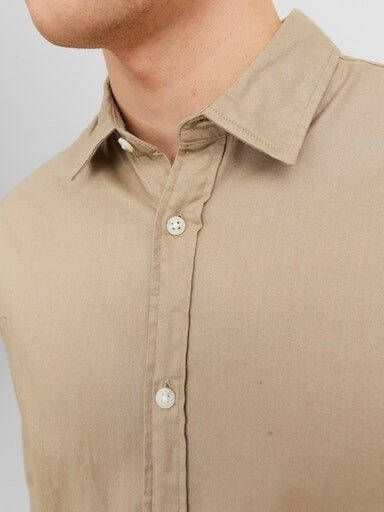 Jack & Jones Overhemd met lange mouwen JJEGINGHAM TWILL SHIRT L S NOOS