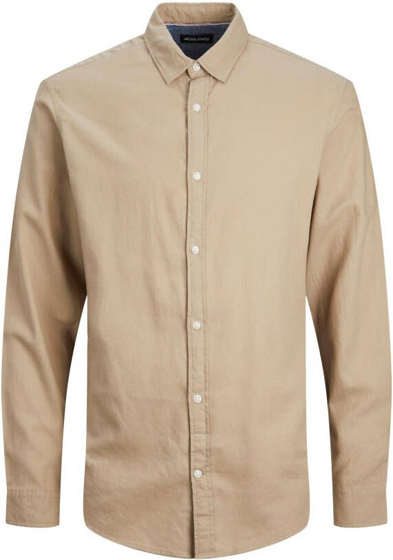 Jack & Jones Overhemd met lange mouwen JJEGINGHAM TWILL SHIRT L S NOOS