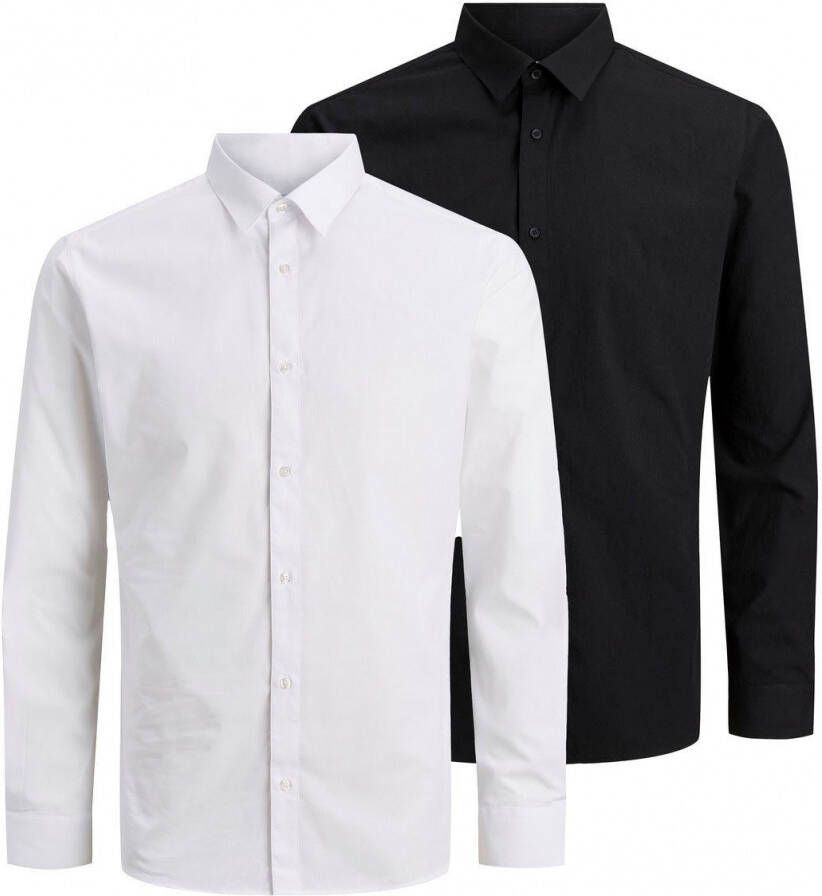 Jack & Jones Overhemd met lange mouwen JOE SHIRT LS 2 PACK(set Set van 2 )