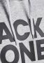JACK & JONES PLUS SIZE hoodie JJECORP Plus Size met logo light grey melange - Thumbnail 11