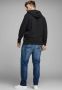 JACK & JONES PLUS SIZE hoodie JJECORP Plus Size met logo zwart - Thumbnail 2
