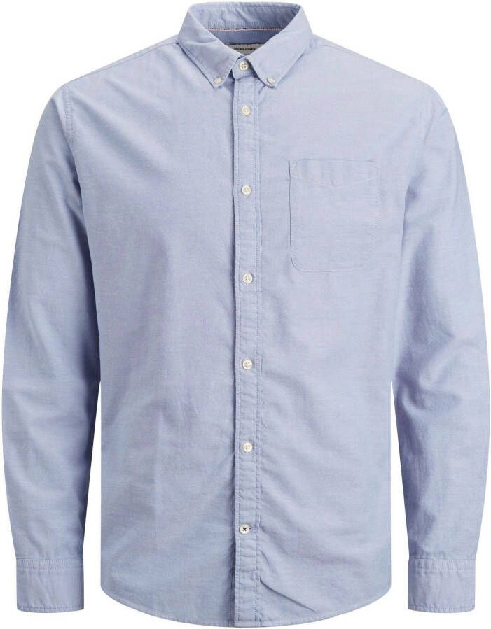 Jack & Jones PlusSize Overhemd met lange mouwen OXFORD SHIRT