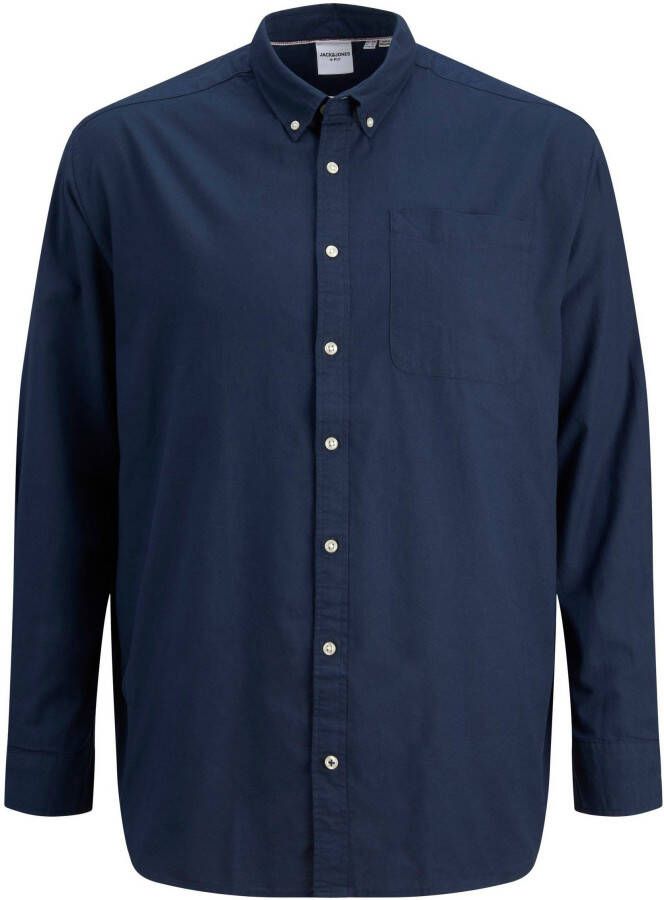 Jack & Jones PlusSize Overhemd met lange mouwen OXFORD SHIRT