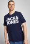 JACK & JONES PLUS SIZE T-shirt JJECORP Plus Size met logo navy blazer - Thumbnail 4