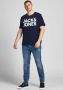 JACK & JONES PLUS SIZE T-shirt JJECORP Plus Size met logo navy blazer - Thumbnail 5