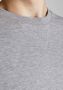 JACK & JONES PLUS SIZE sweater JJEBASIC Plus Size light grey melange - Thumbnail 4