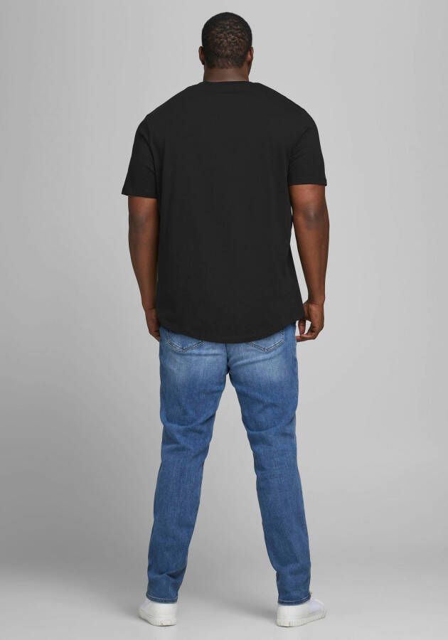 Jack & Jones PlusSize T-shirt NOA TEE met een afgeronde zoom t m maat 6xl