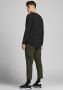 JACK & JONES ESSENTIALS regular fit longsleeve JJENOA van katoen zwart - Thumbnail 3