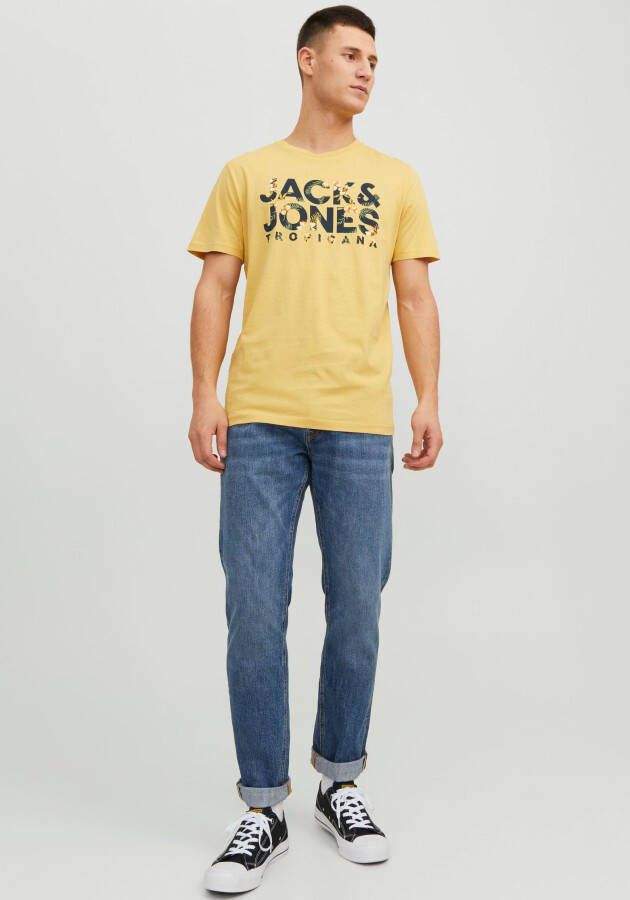 Jack & Jones Shirt met ronde hals JJBECS SHAPE TEE SS CREW NECK