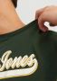 JACK & JONES ESSENTIALS regular fit T-shirt JJELOGO van biologisch katoen groen - Thumbnail 7