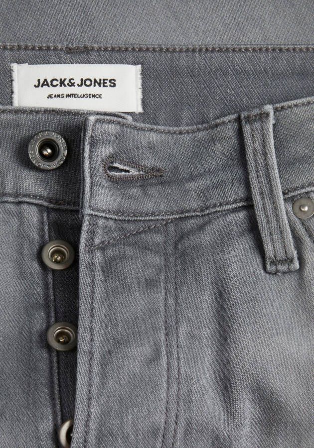 Jack & Jones Jeansshort JJIRICK JJICON SHORTS GE 604 I.K SN met omslagzoom