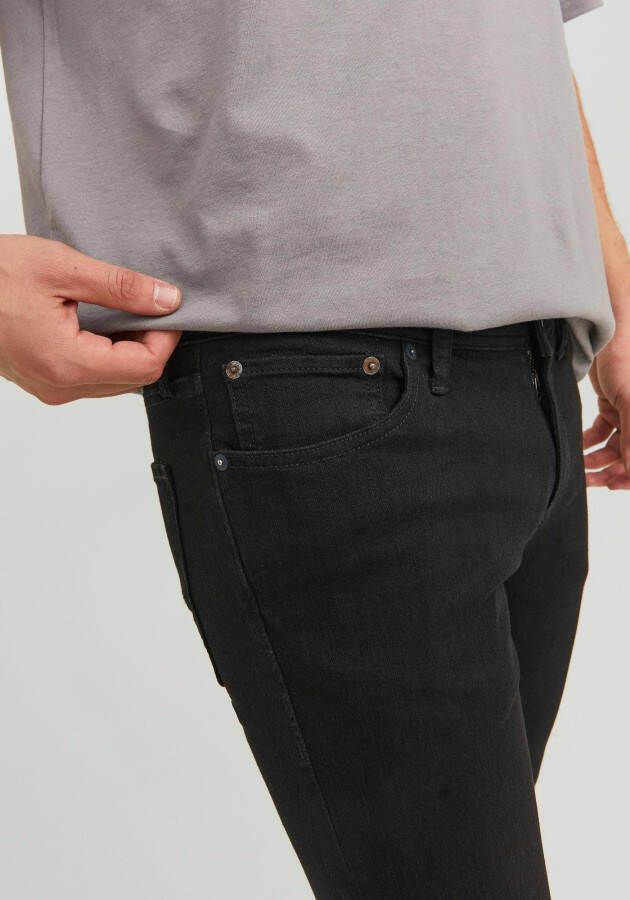 Jack & Jones Skinny fit jeans JJILIAM Skinny jeans met used-wassing voor slank silhouet