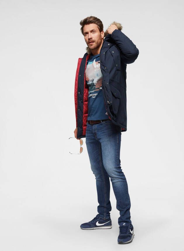 Jack & Jones Slim fit jeans JJIGLENN Slim-Fit met stretch en praktische 5-pocket-vorm