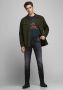 JACK & JONES JEANS INTELLIGENCE slim fit jeans JJIGLENN JJICON black denim - Thumbnail 7