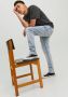 JACK & JONES JEANS INTELLIGENCE slim fit jeans JJIGLENN JJORIGINAL AM 862 grey denim - Thumbnail 12