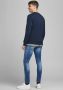 JACK & JONES ESSENTIALS sweater JJEBASIC donkerblauw - Thumbnail 7