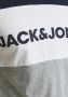 JACK & JONES ESSENTIALS slim fit T-shirt JJELOGO met logo navy blazer - Thumbnail 5