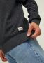 JACK & JONES ESSENTIALS trui JJEATLAS met all over print dark grey - Thumbnail 7