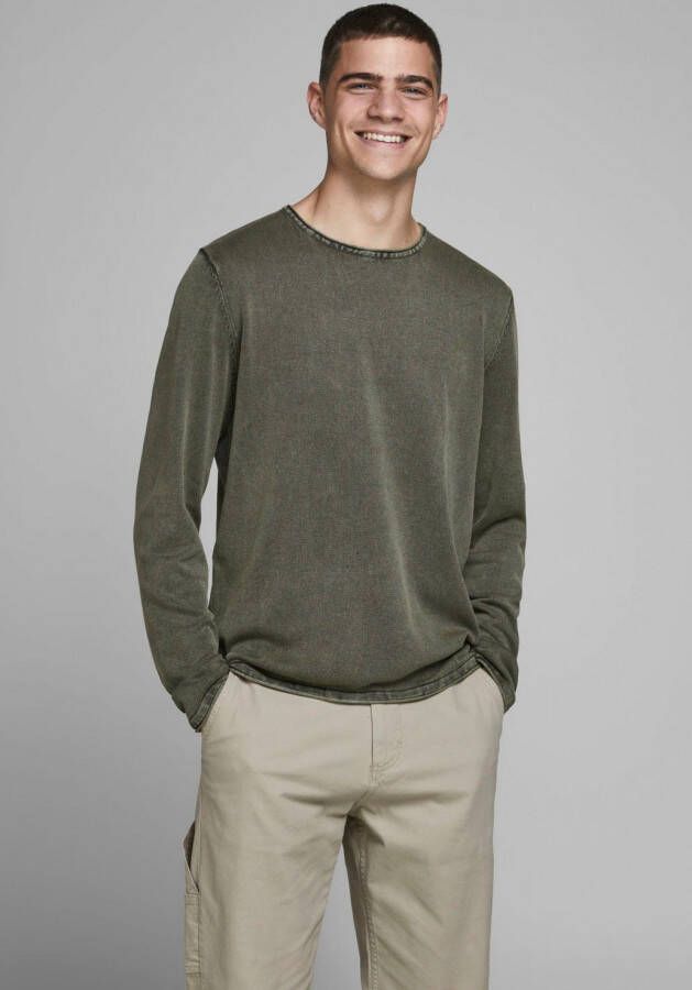 Jack & Jones Trui met ronde hals Luipaard