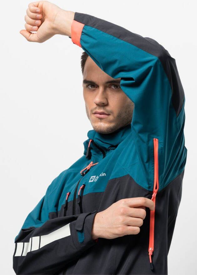 Jack Wolfskin Fietsjack MOROBBIA 3L JKT M