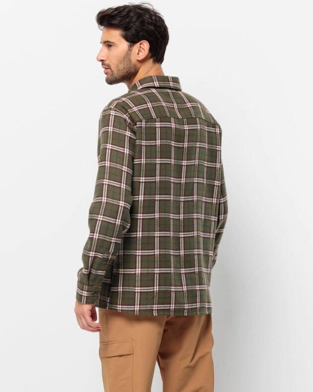 Jack Wolfskin Flanellen overhemd MORGENLUFT SHIRT M