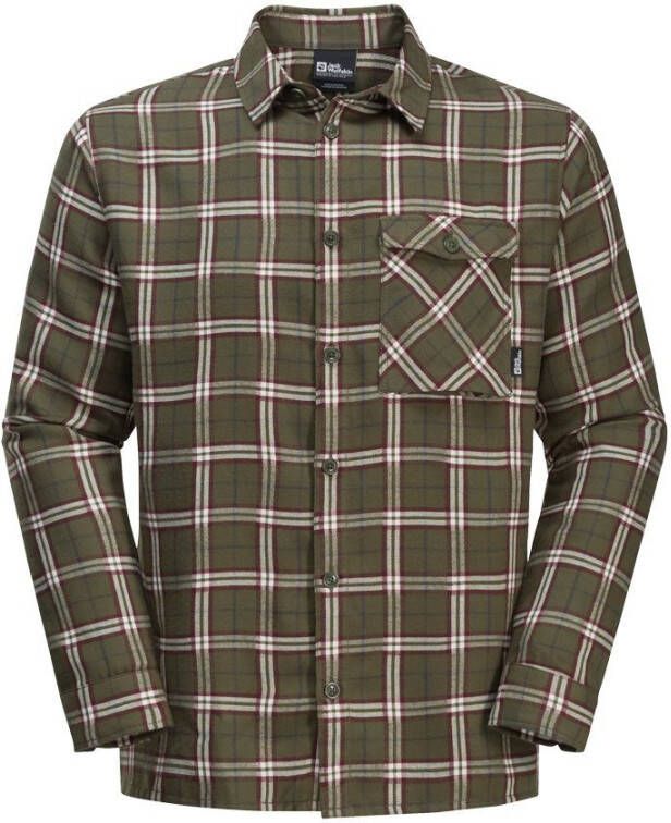 Jack Wolfskin Flanellen overhemd MORGENLUFT SHIRT M