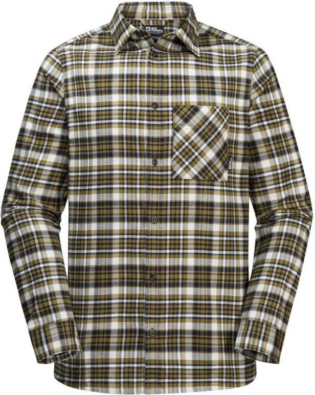 Jack Wolfskin Flanellen overhemd BERGWEG SHIRT M
