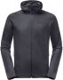 Jack Wolfskin Baiselberg Hooded FZ Men Fleece jack Heren 3XL ebony - Thumbnail 6
