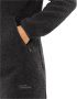 Jack Wolfskin High Curl Coat Women Fleece jas Dames XS zwart black - Thumbnail 4